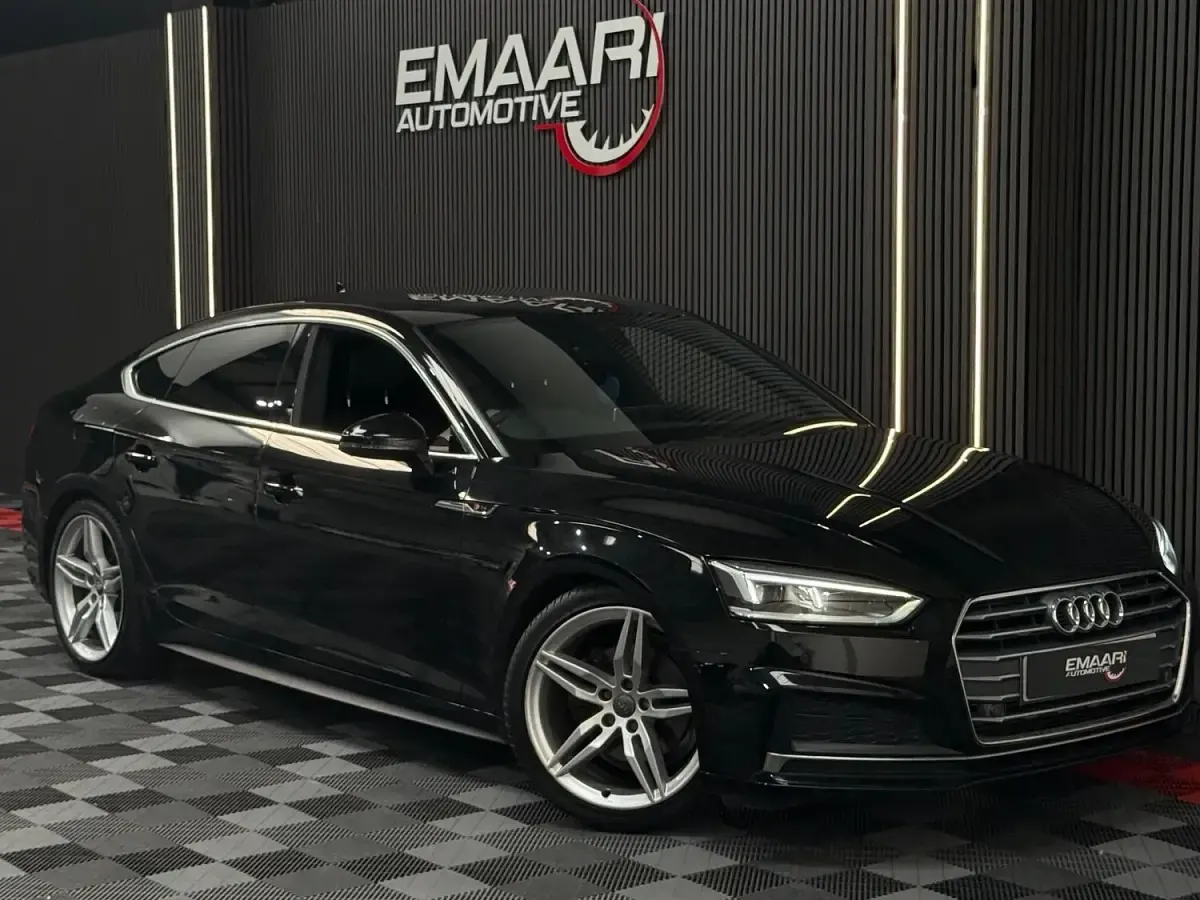Used Audi A5 Sportback S-Line 2018 Black Hatchback