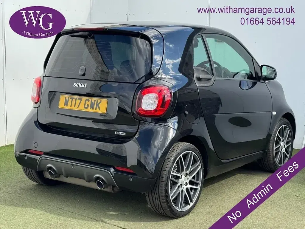 Used Smart ForTwo Coupé Brabus 90 HP (66 kW) 2017 Black Coupe