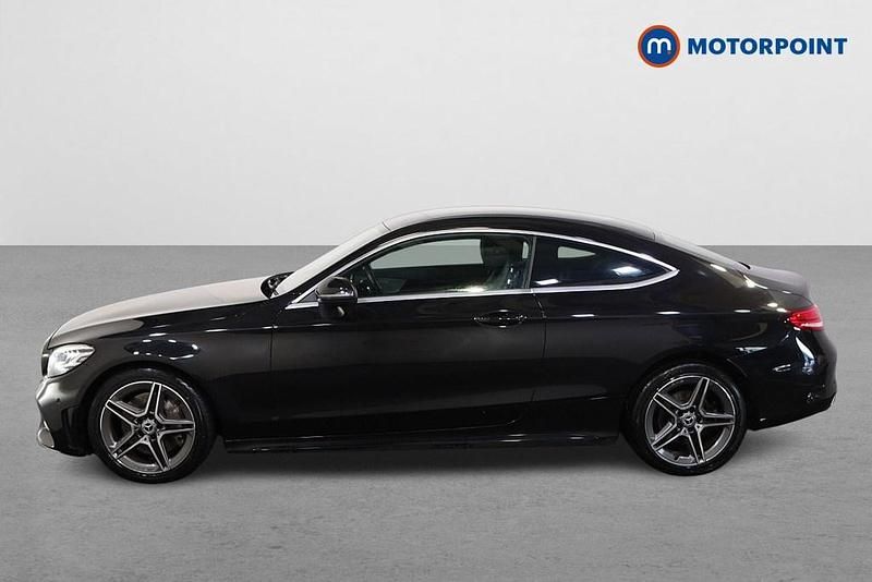 Used Mercedes C300 AMG line 2019 Black Coupe