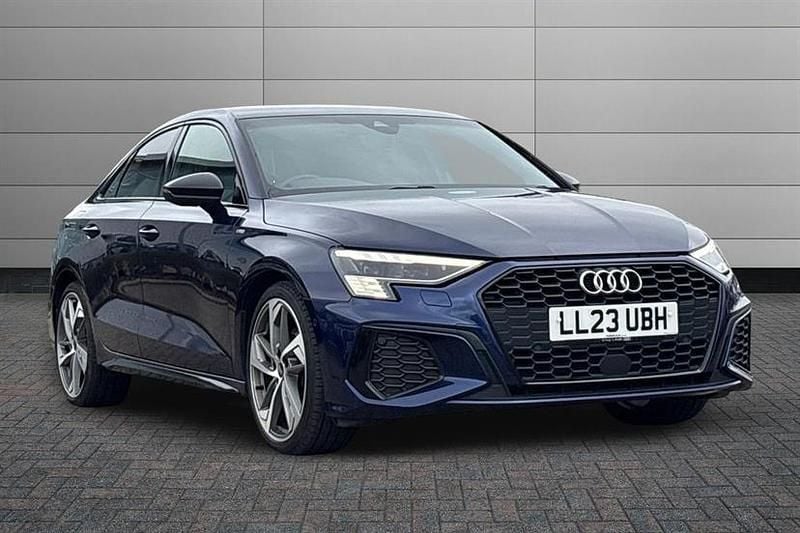 Used Audi A3 Advanced 150 HP (110 kW) 2023 Blue Sedan