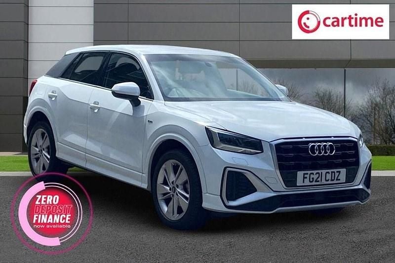 White Used 2021 Audi Q2 S-Line SUV | £17,777 (Good price) - Image 1/3