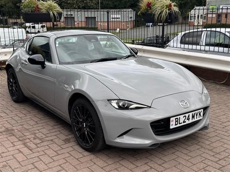 Grey Used 2024 Mazda MX5 Homura-Line Cabriolet | £30,356 (A bit pricey) - Image 1/4