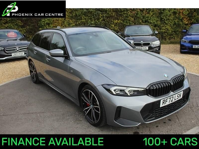 Skyscraper grey metallic Used 2023 BMW 320 M Sport Estate | £25,795 (Fair price) - Image 1/2
