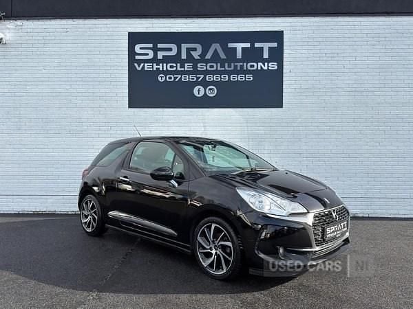 Used DS Automobiles DS3 Connected Chic 100 HP (73 kW) 2018 Black Hatchback
