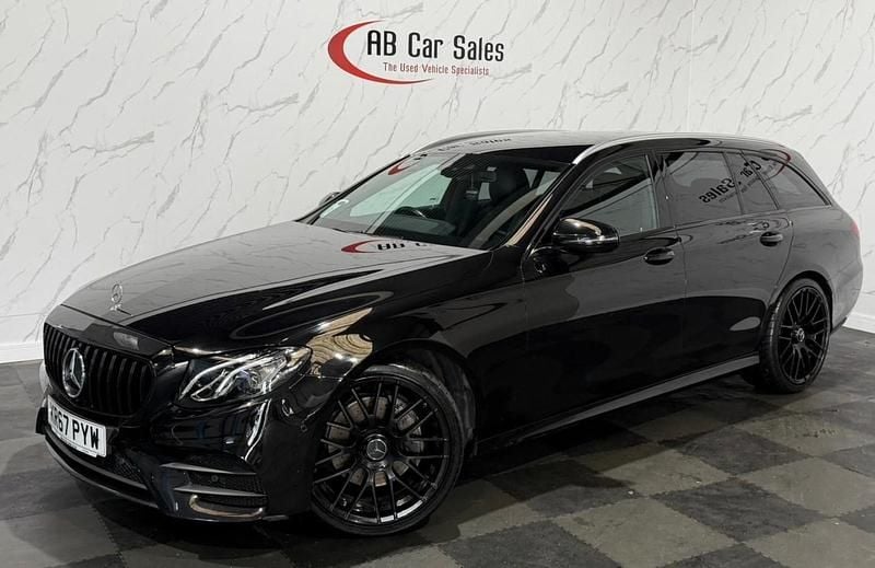 Used Mercedes E220 AMG line 2017 Black Estate