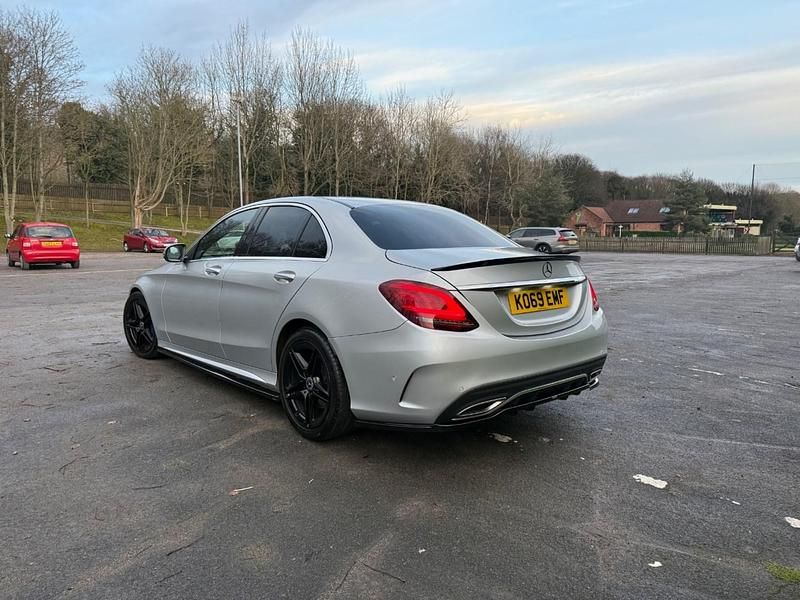 Used Mercedes C300 AMG line 2020 Silver Sedan