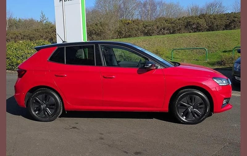 Used Skoda Fabia Colour Edition 94 HP (69 kW) 2022 Red Hatchback