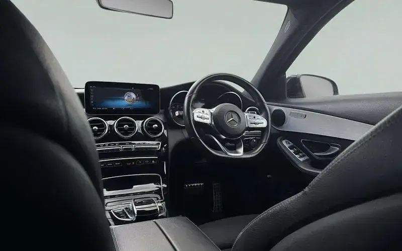 Used Mercedes C220 AMG line 194 HP (142 kW) 2019 Black Sedan
