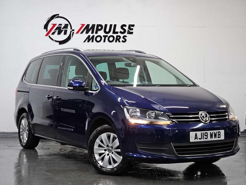 Used VW Sharan SE 150 HP (110 kW) 2019 Blue MPV