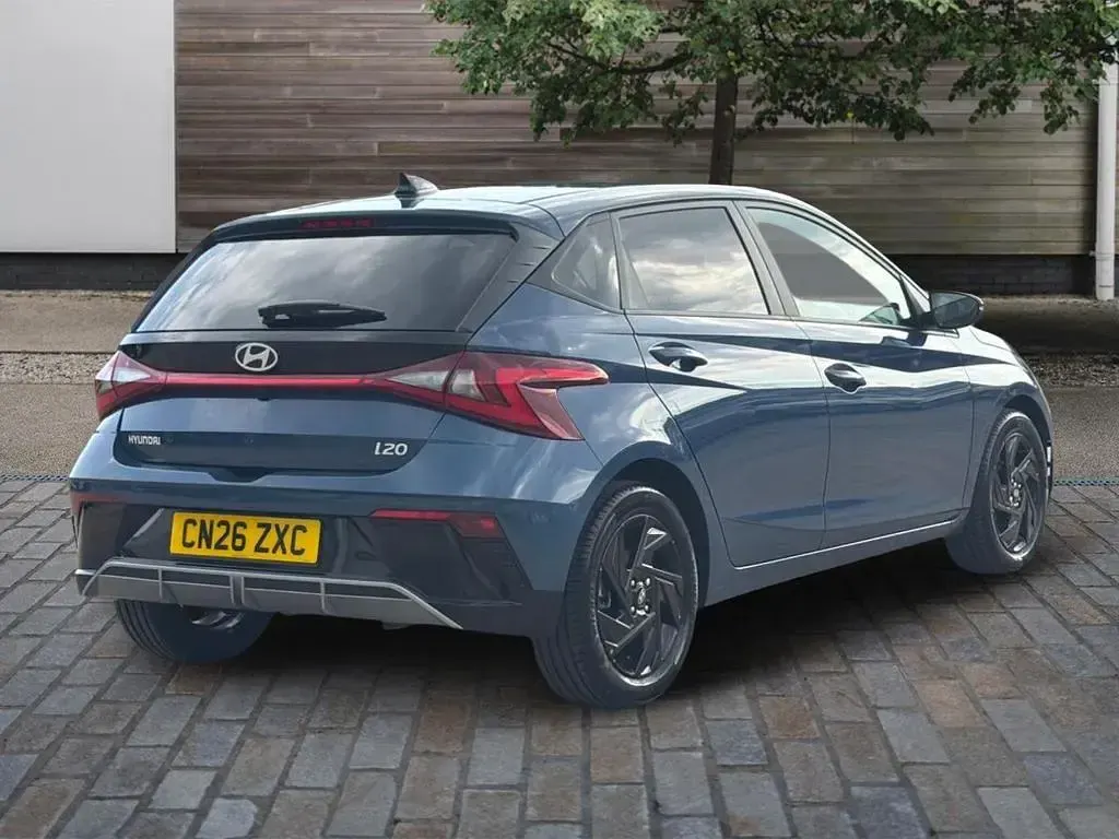New Hyundai i20 Blackline 90 HP (66 kW) 2026 Blue Hatchback