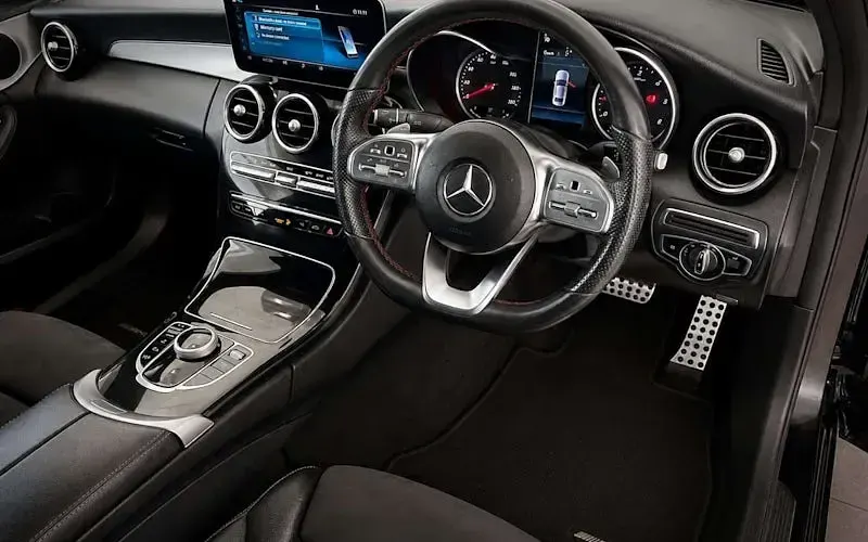 Used Mercedes C220 AMG line 194 HP (142 kW) 2019 Black Sedan