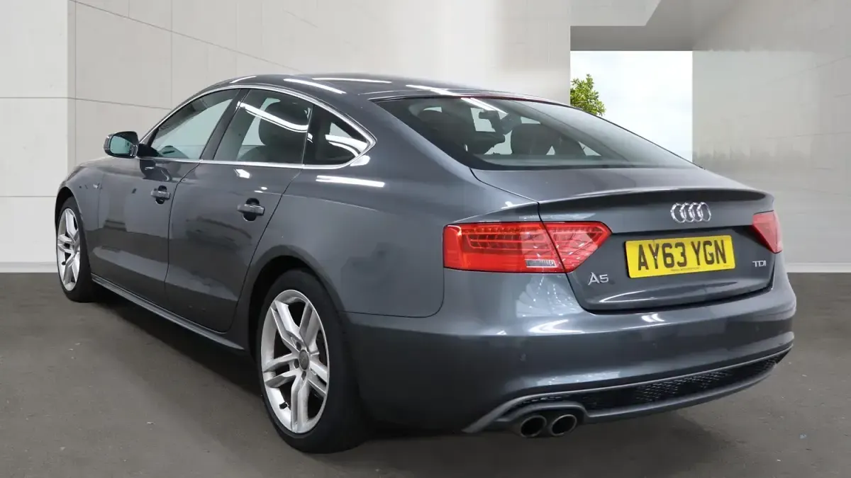 Used Audi A5 Sportback S-Line 150 HP (110 kW) 2013 Grey Hatchback