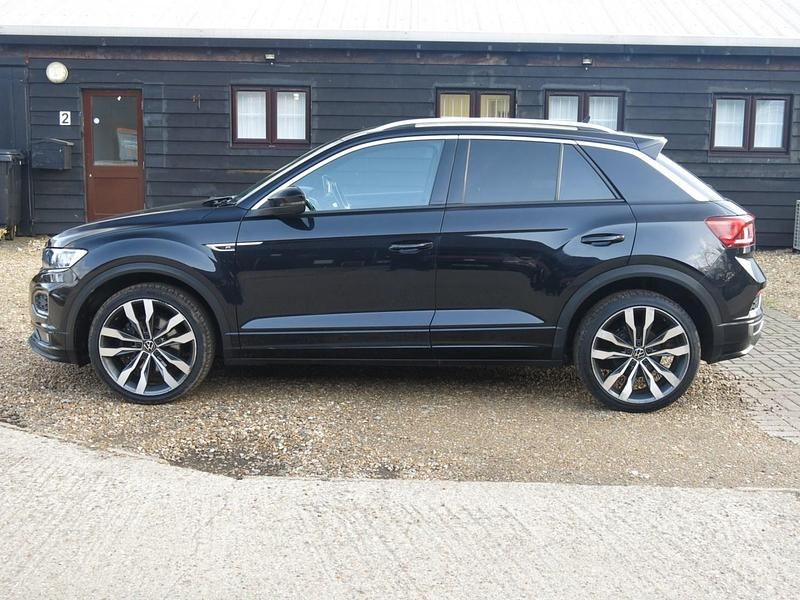 Used VW T-Roc R-line 150 HP (110 kW) 2021 Black SUV