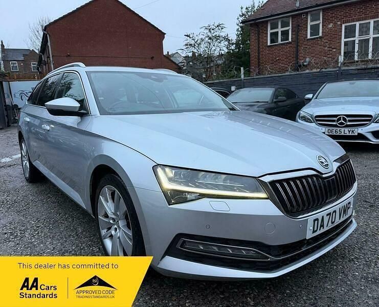 Used Skoda Superb SE L 150 HP (110 kW) 2020 Silver Estate