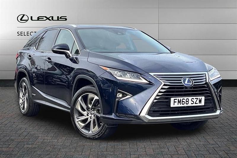 Used Lexus RX450hL 313 HP (230 kW) 2018 Deep blue SUV