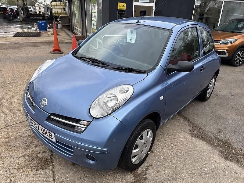Begagnad Nissan Micra 79 HK (58 kW) 2007 Blå Halvkombi