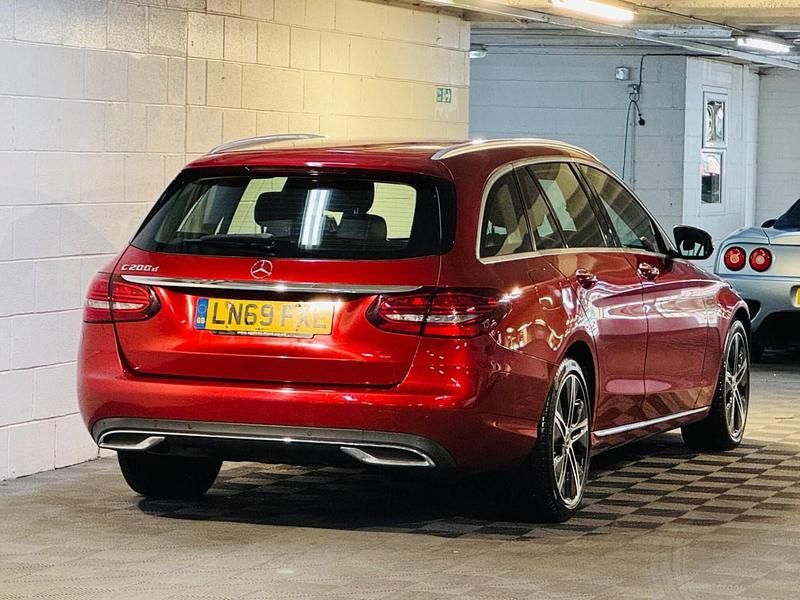 Used Mercedes C200 2019 Red Estate
