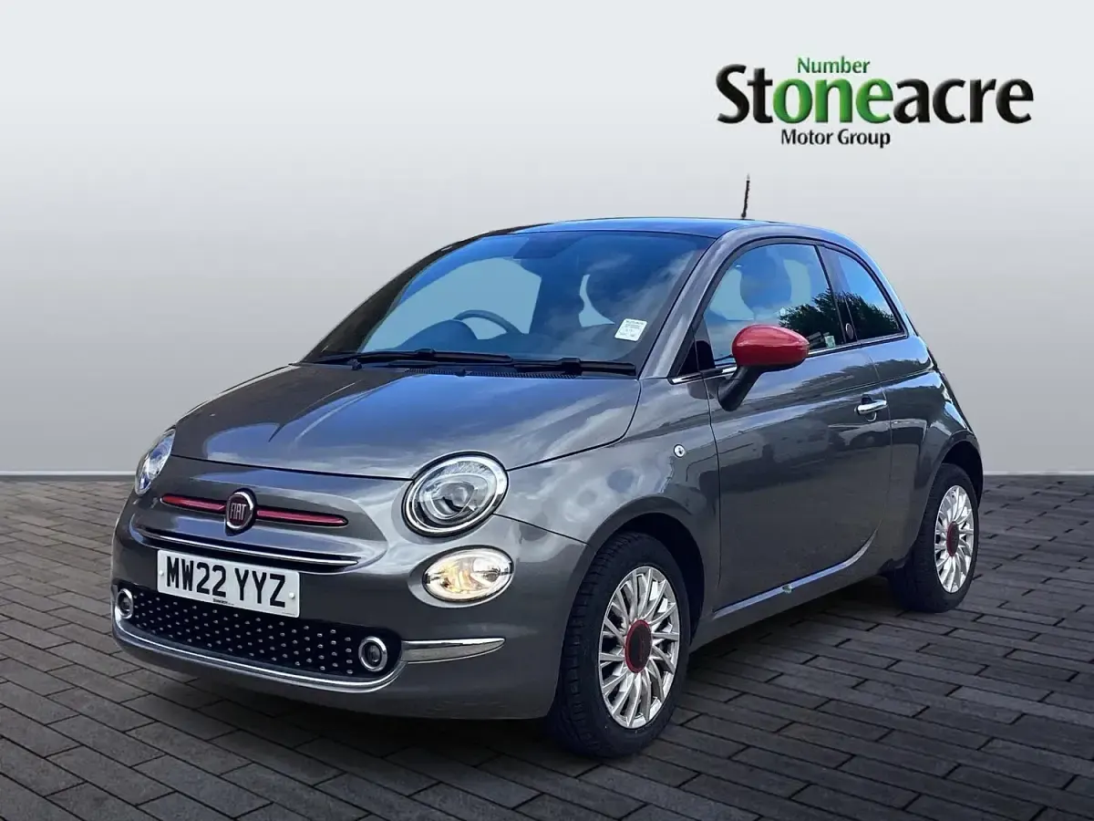 Used Fiat 500 Red 70 HP (51 kW) 2022 Grey Hatchback