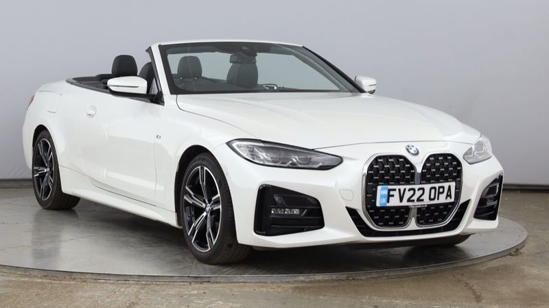 White Used 2022 BMW 420 M Sport Cabriolet | £29,950 (Fair price) - Image 1/4