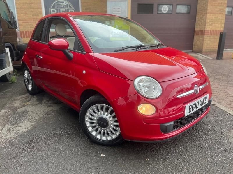 Red Used 2010 Fiat 500 Pop Hatchback | £1,995 (Good price) - Image 1/4