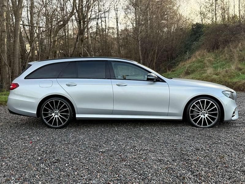 Used Mercedes E220 AMG line 194 HP (142 kW) 2019 Silver Estate