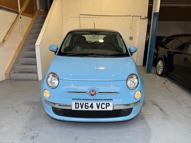 Used Fiat 500 Lounge 69 HP (50 kW) 2014 Blue Hatchback