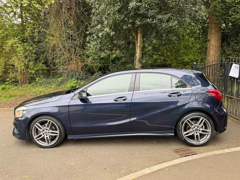 Used Mercedes A200 AMG line 2017 Blue Hatchback
