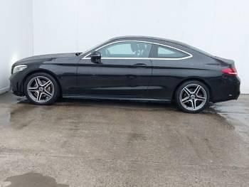 Used Mercedes C200 AMG line 184 HP (135 kW) 2019 Black Coupe