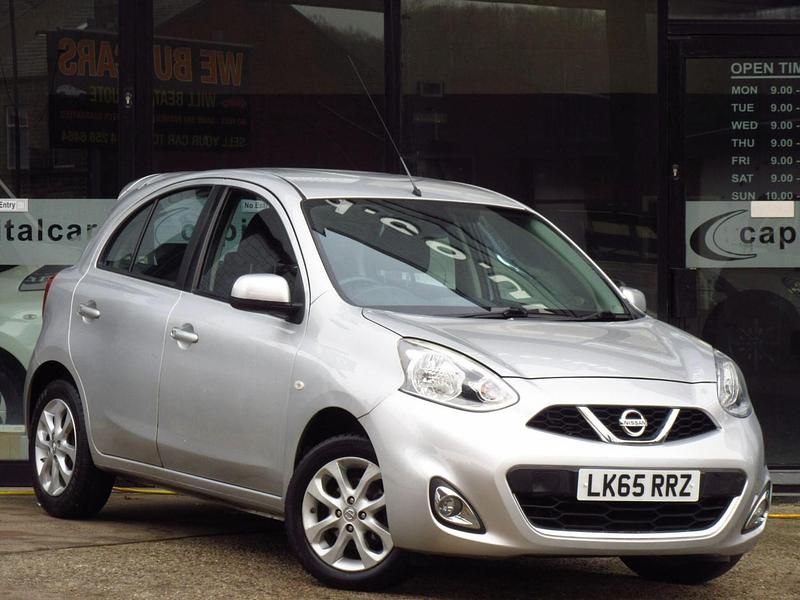 Silver Used 2015 Nissan Micra Acenta Hatchback | £5,689 (Fair price) - Image 1/4