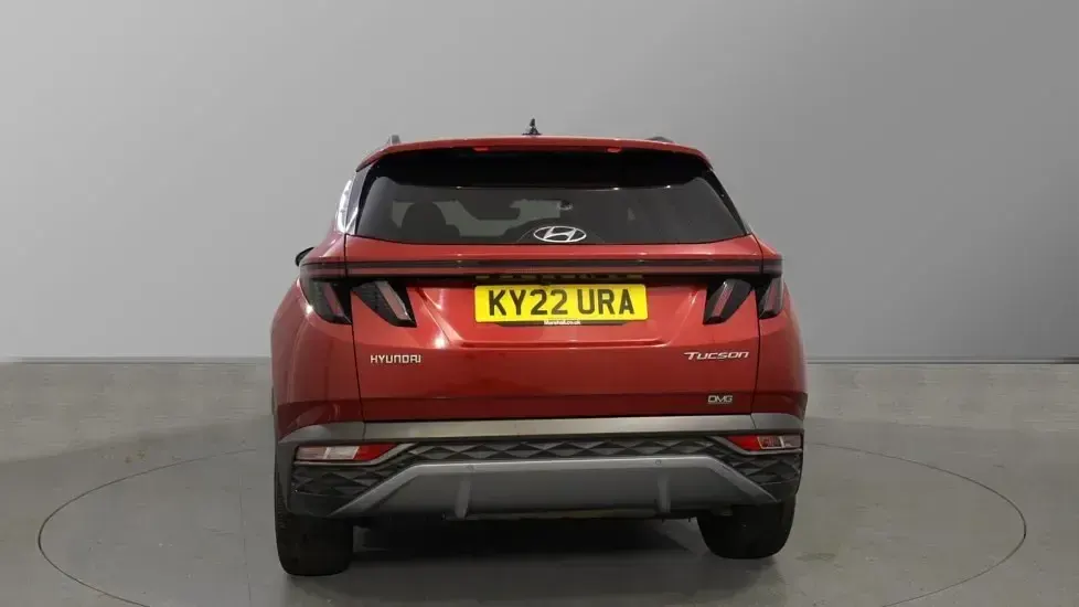 Used Hyundai Tucson Premium 150 HP (110 kW) 2022 Sunset red SUV