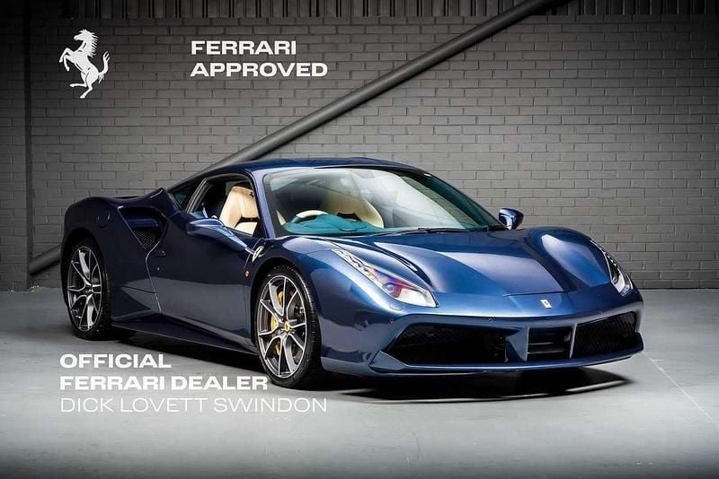 Blue Used 2017 Ferrari 488 Coupe | £154,990 (A bit pricey) - Image 1/4