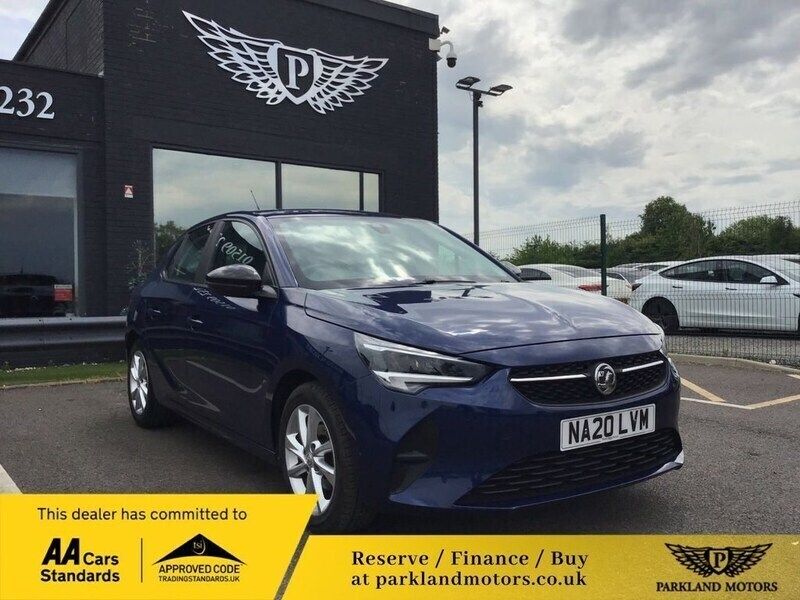 Blue Used 2020 Vauxhall Corsa Hatchback | £10,611 (Fair price) - Image 1/4