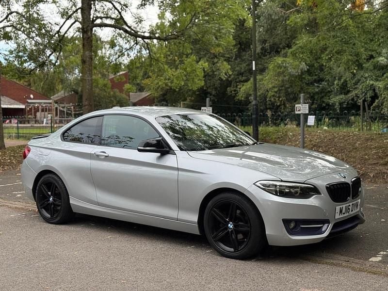 Silver Used 2016 BMW 218 Sport Line Coupe | £6,995 (Fair price) - Image 1/4