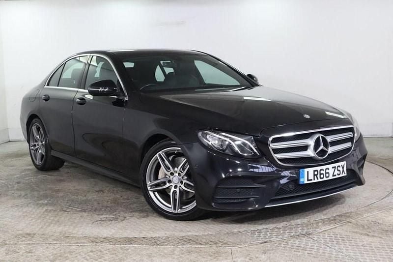 Black Used 2016 Mercedes E220 AMG line Sedan | £9,975 (Expensive) - Image 1/4
