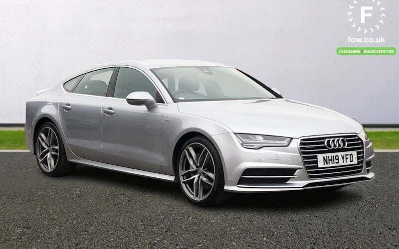 Silver Used 2017 Audi A7 Sportback S-Line Hatchback | £21,499 (Fair price) - Image 1/4