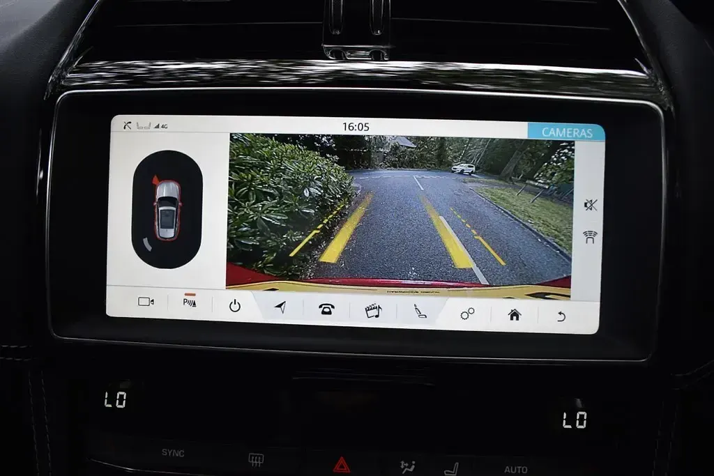 Used Jaguar F-Pace R-Sport 2020 Firenze red metallic with ebony perforated hide SUV