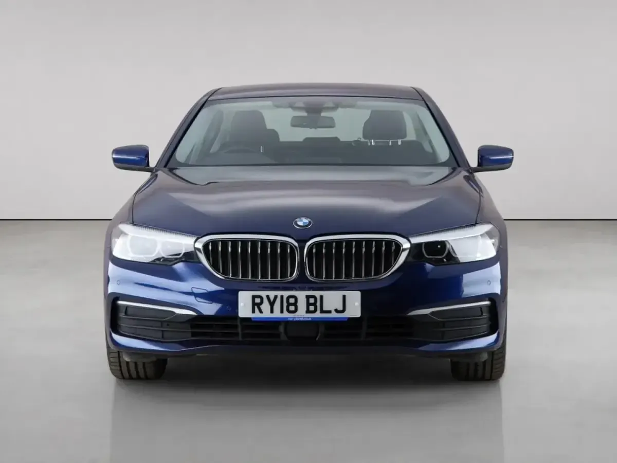 Used BMW 540 2018 Blue Sedan
