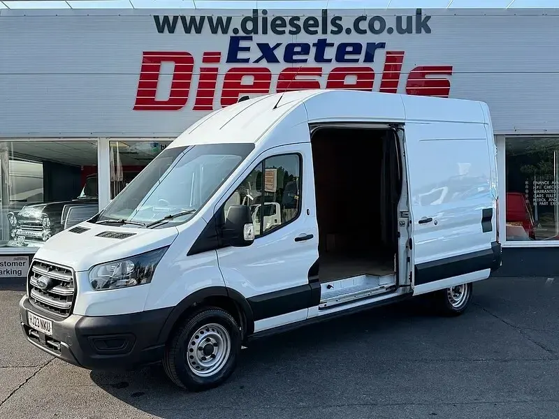 Used Ford Transit 130 HP (95 kW) 2023 White Van