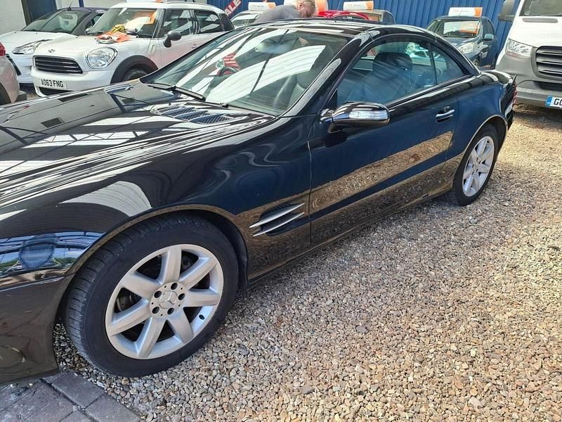 Used Mercedes SL350 245 HP (180 kW) 2005 Black Cabriolet