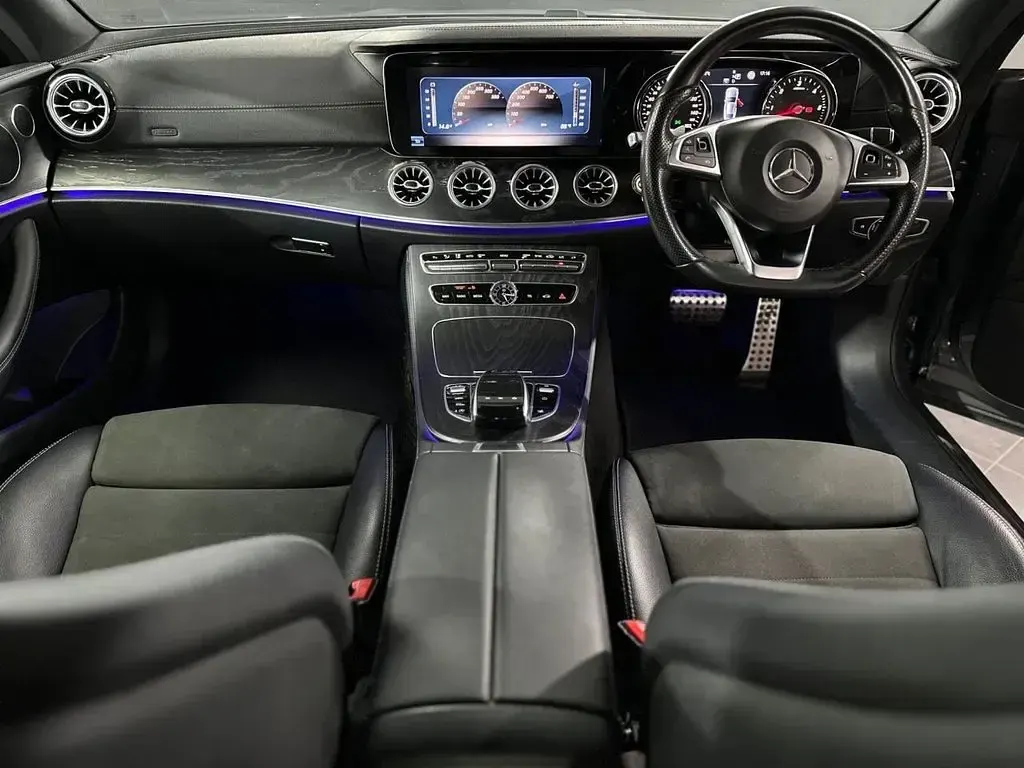 Used Mercedes E350 AMG line 2018 Grey Coupe