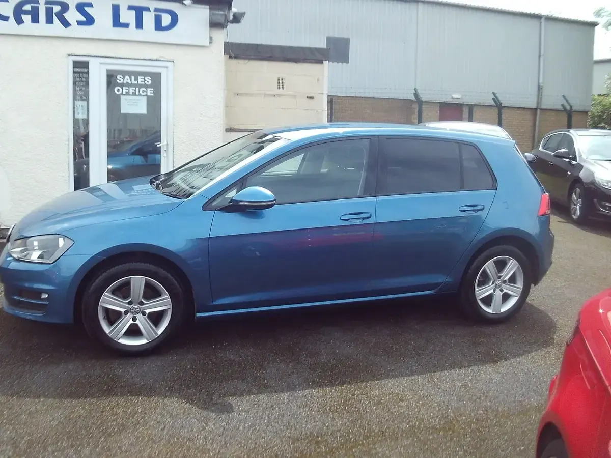 Used VW Golf VII Match 2015 Blue Hatchback
