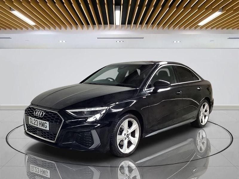 Used Audi A3 S-Line 110 HP (80 kW) 2023 Black Sedan