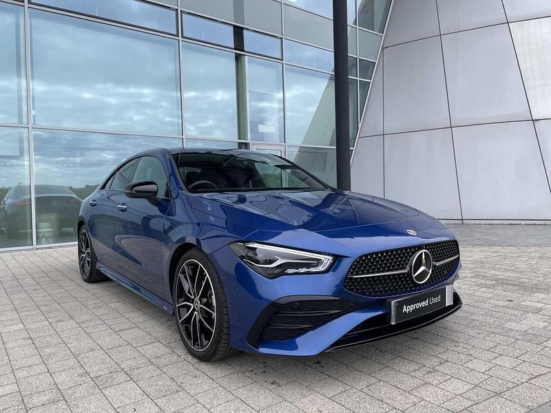 Used Mercedes CLA180 AMG Line Premium 136 HP (100 kW) 2025 Blue Sedan