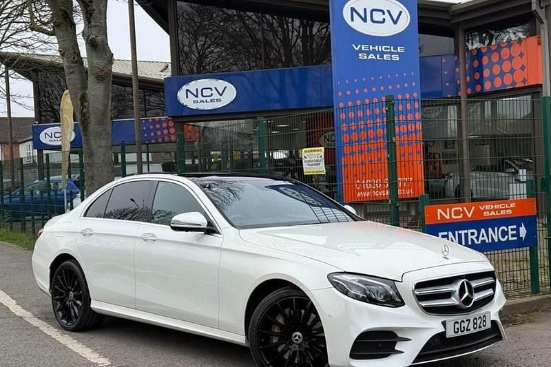 Used Mercedes E400 AMG line 340 HP (250 kW) 2019 White Sedan