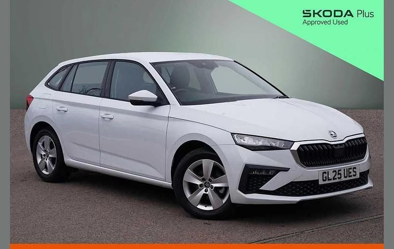 Used Skoda Scala SE 113 HP (83 kW) 2025 Moon white metallic Hatchback