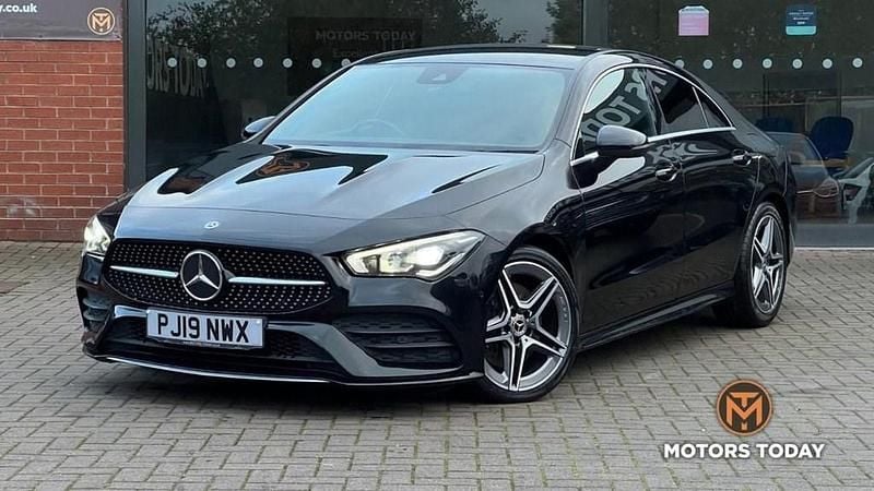 Black Used 2019 Mercedes CLA200 AMG line Coupe | £17,990 (Fair price) - Image 1/4