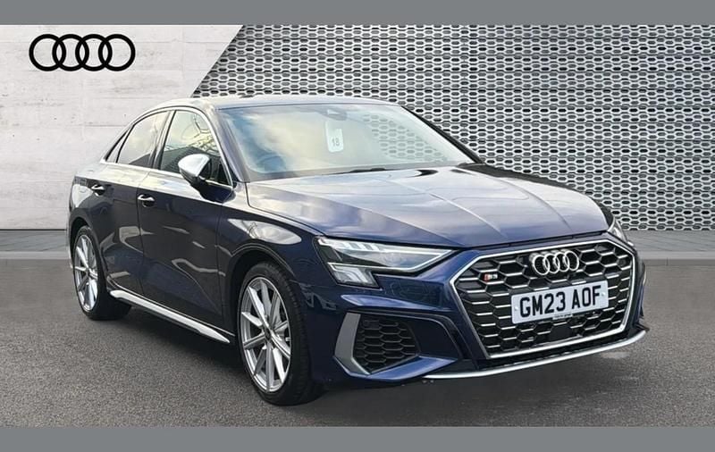Blue Used 2023 Audi S3 Comfort Sedan | £33,898 (Good price) - Image 1/4