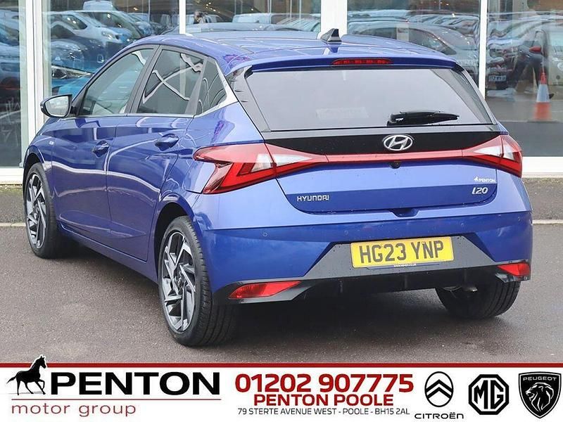Used Hyundai i20 Premium 99 HP (72 kW) 2023 Blue Hatchback