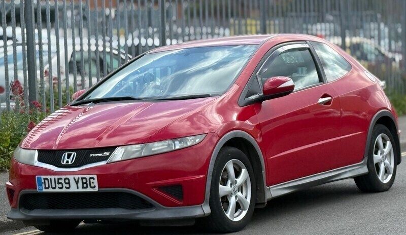 Red Used 2009 Honda Civic Type S Hatchback | £1,195 (Super price) - Image 1/4