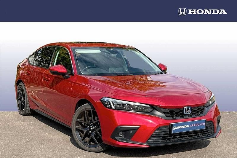 Red Used 2023 Honda Civic Advance Hatchback | £25,495 (Fair price) - Image 1/4